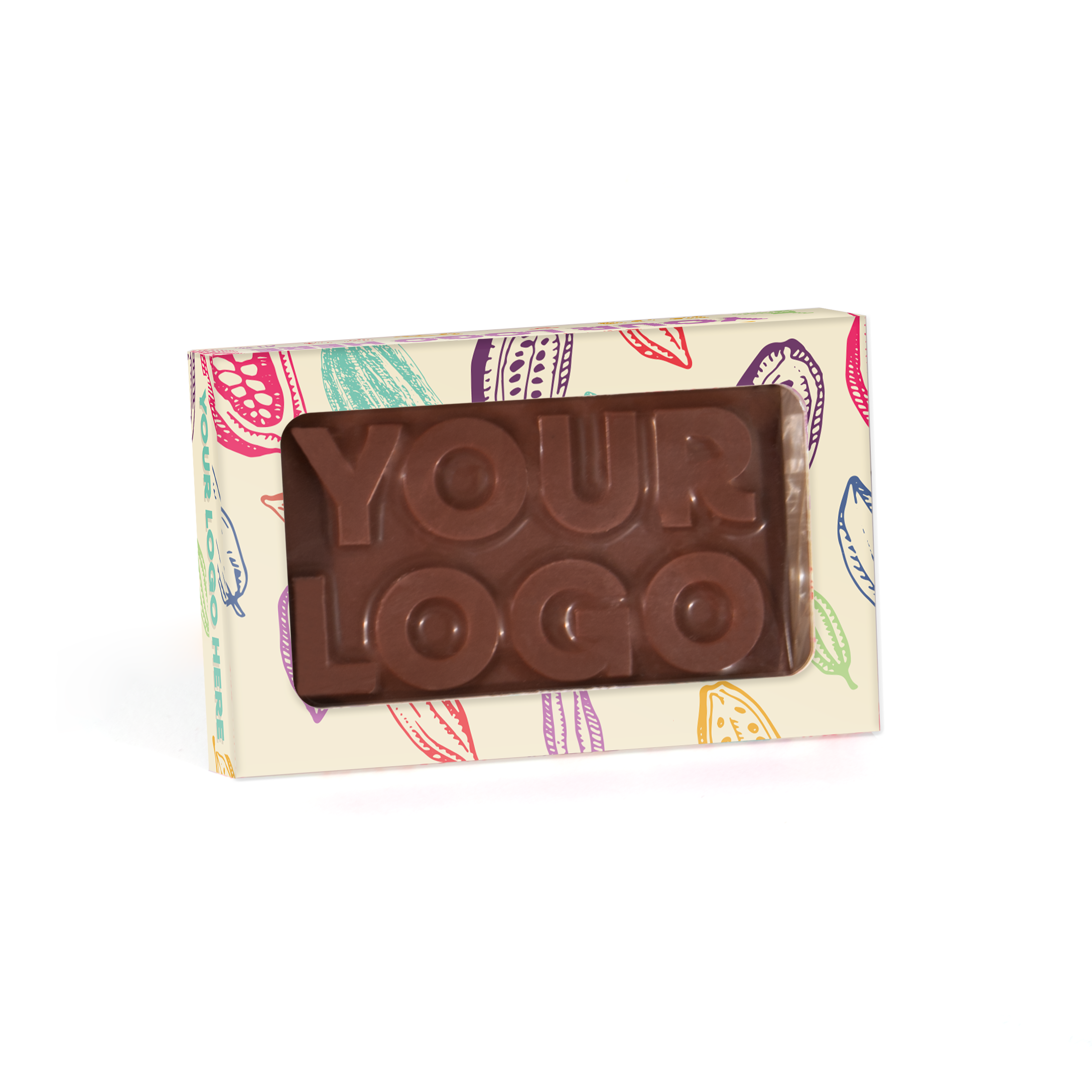 Vegan Dark Chocolate Eco 3D Bespoke Bar