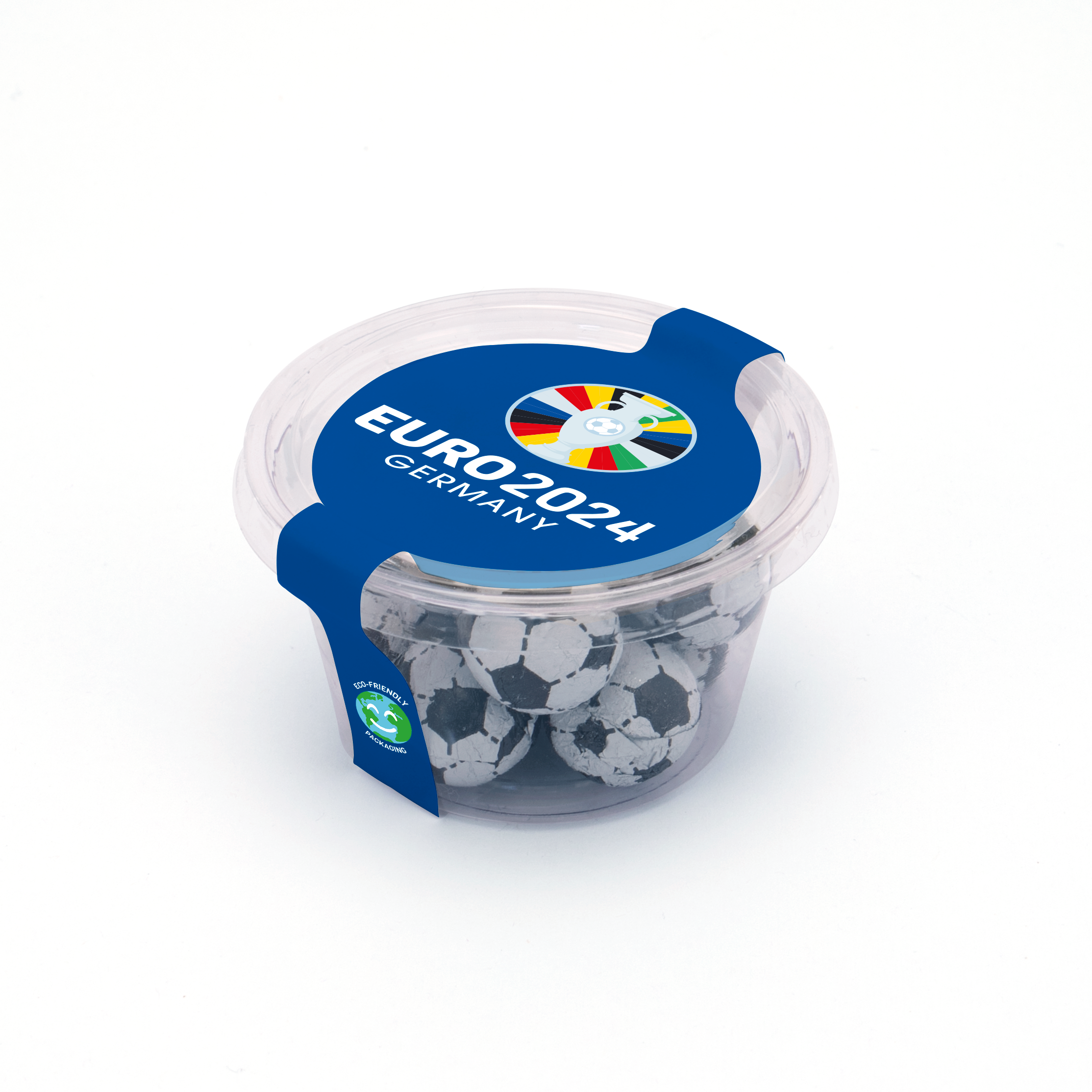 Euro 2024 - Eco Maxi Pot - Chocolate Footballs